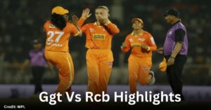 Ggt Vs Rcb Highlights 